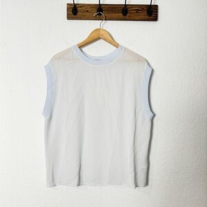 Vince Crew Neck Silk Blouse